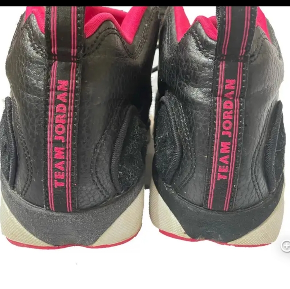 Retro Air Jordans Jordan Jumpman Team 2 Black Rush Pink - Picture 5 of 9